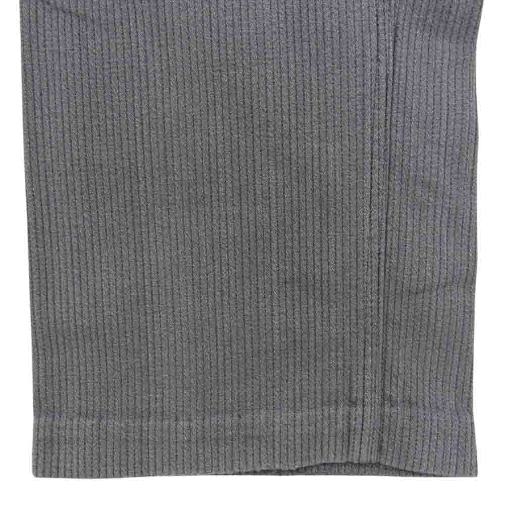 50s 60s コットンピケ フレンチ ワークパンツ グレー系 サイズ表記無【中古】