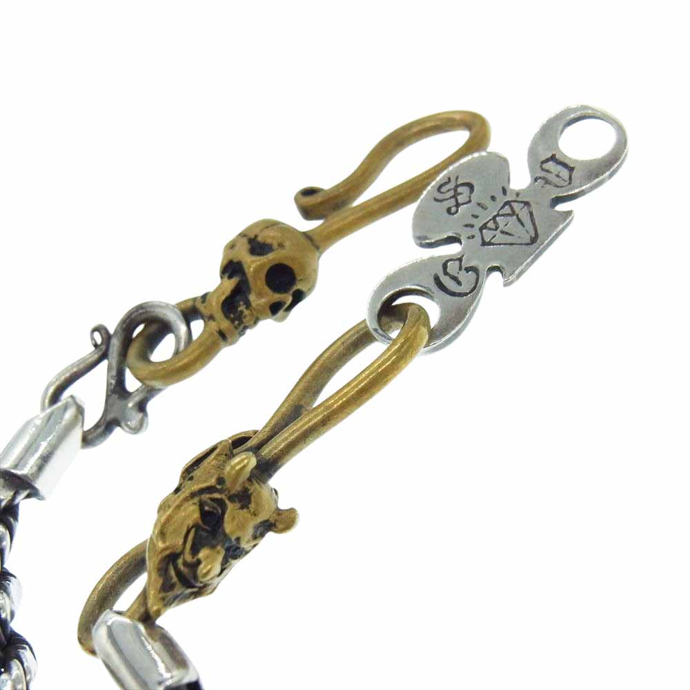 GANGSTERVILLE ギャングスタービル GALCIA ガルシア DICE 2FACE ダイス トゥーフェイス カスタム チェーン ネックレス シルバー系【中古】