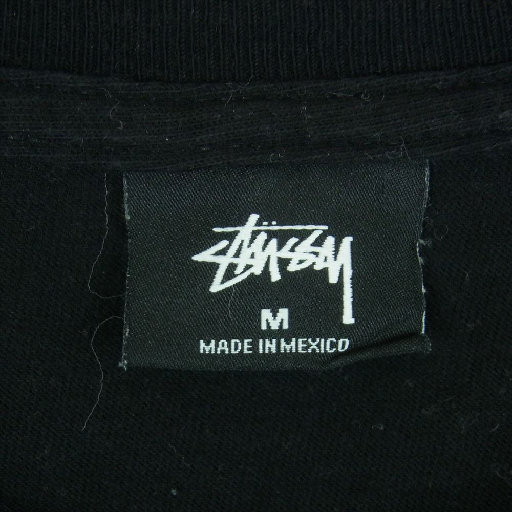 STUSSY ステューシー シャドーマン 半袖 Tシャツ コットン メキシコ製 ブラック系 M【中古】 – ブランド古着 LIFE