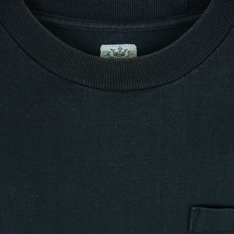 ANATOMICA アナトミカ POCKET TEE ポケット 半袖 Tシャツ 日本製 ダークグレー系 L【中古】