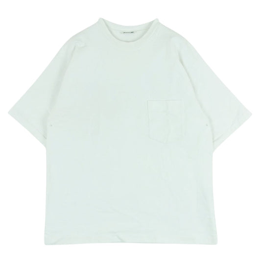AURALEE オーラリー 18SS A8ST01SU STAND-UP TEE スタンドアップ 半袖 Tシャツ コットン 日本製 ホワイト系 4【中古】