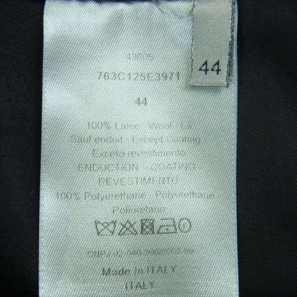 Dior ディオール 17SS 763C125E3971 裾リブ カーゴ スラックス パンツ イタリア製 ブラック系 44【中古】