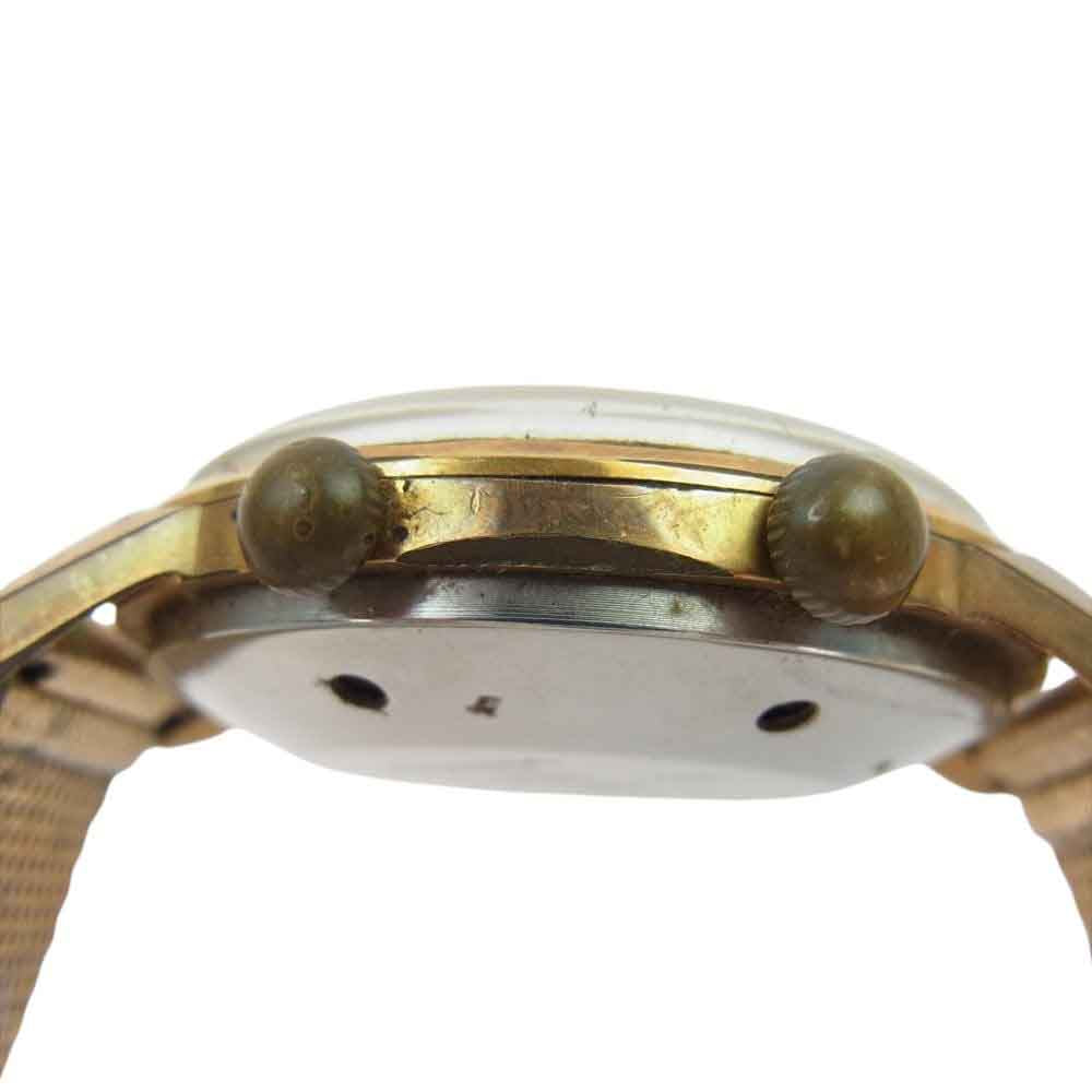 CITIZEN シチズン 515812 アラーム 4H フォーハンド 手巻き ウォッチ ゴールド系【中古】