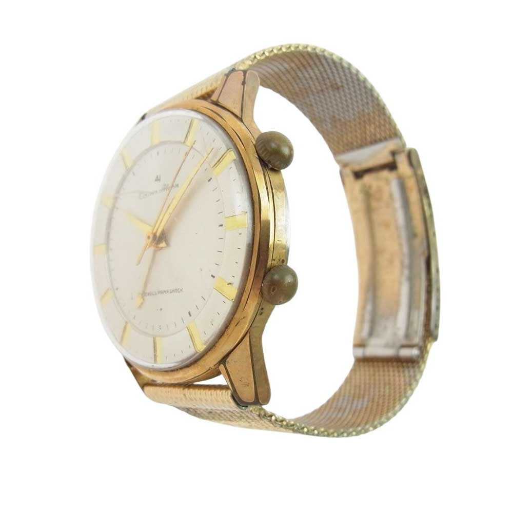 CITIZEN シチズン 515812 アラーム 4H フォーハンド 手巻き ウォッチ ゴールド系【中古】