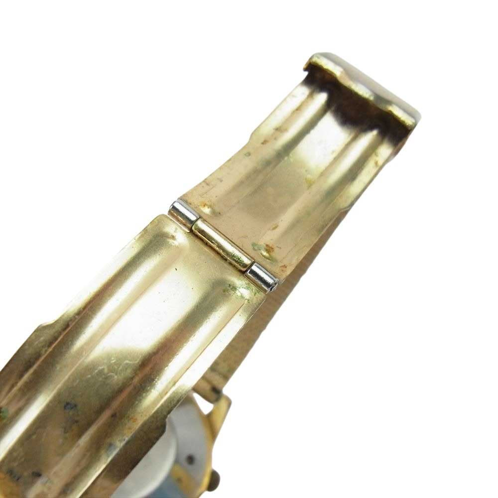 CITIZEN シチズン 515812 アラーム 4H フォーハンド 手巻き ウォッチ ゴールド系【中古】