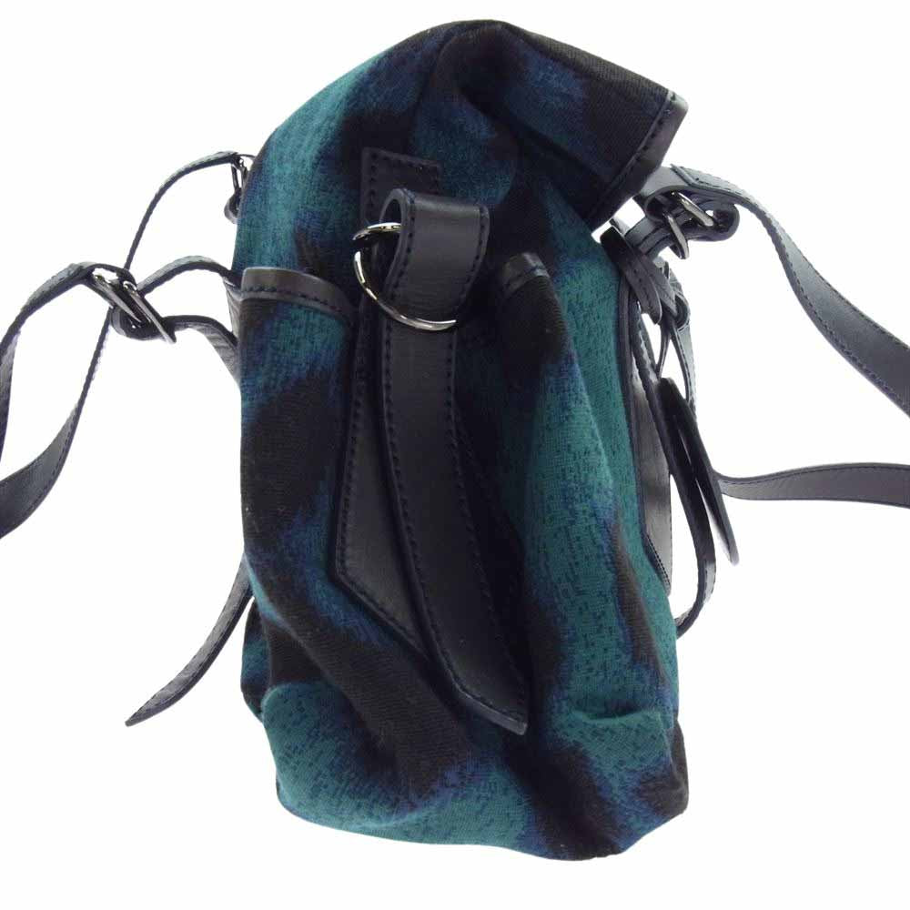 Vivienne Westwood ヴィヴィアンウエストウッド ヤスミン レオパード  レザー オーブタグ ショルダー バッグ  グリーン系【中古】
