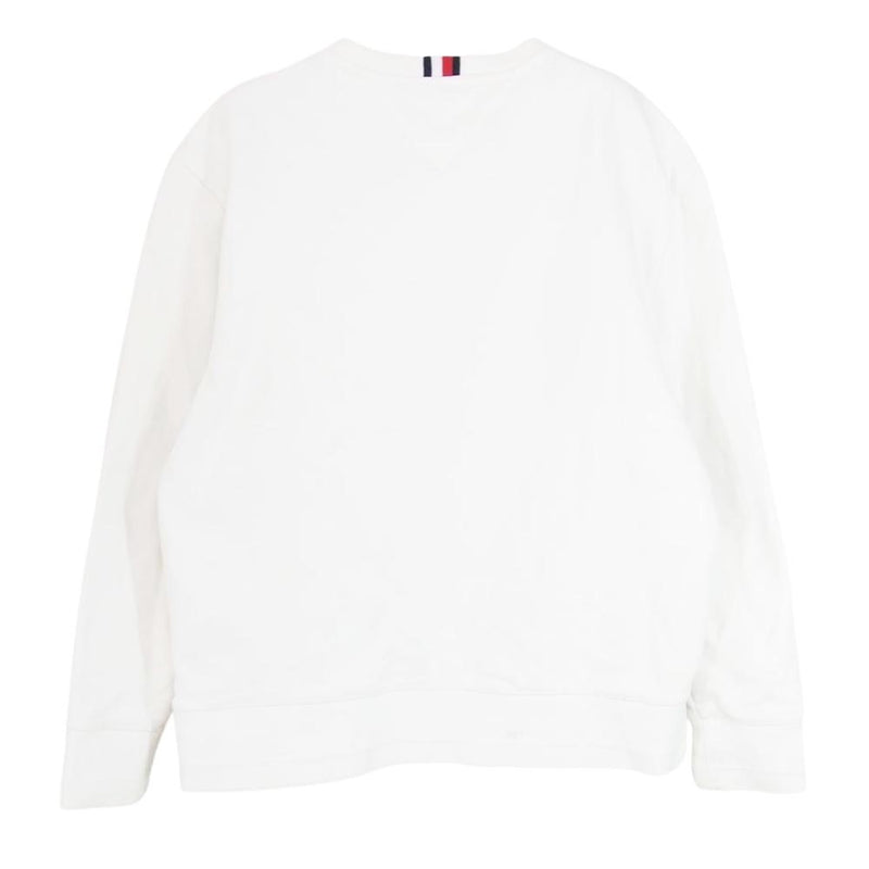 TOMMY HILFIGER トミーヒルフィガー UPSTATE NEW YORK アップステート ニューヨーク プリント スウェット ホワイト系 L【中古】