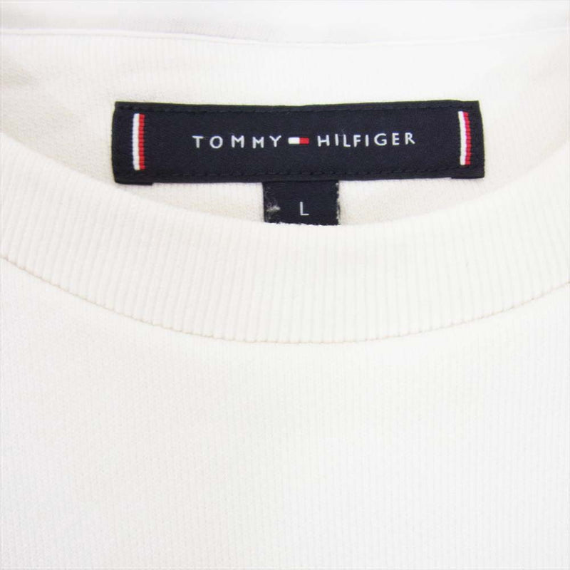 TOMMY HILFIGER トミーヒルフィガー UPSTATE NEW YORK アップステート ニューヨーク プリント スウェット ホワイト系 L【中古】