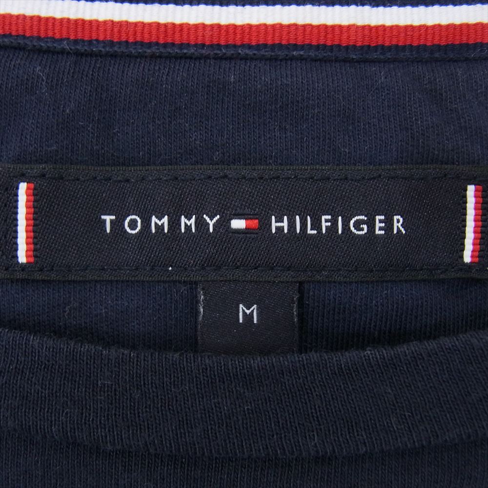 TOMMY HILFIGER トミーヒルフィガー THNY ロゴ 半袖 Tシャツ ネイビー系 M【中古】