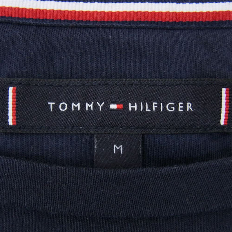 TOMMY HILFIGER トミーヒルフィガー THNY ロゴ 半袖 Tシャツ ネイビー系 M【中古】