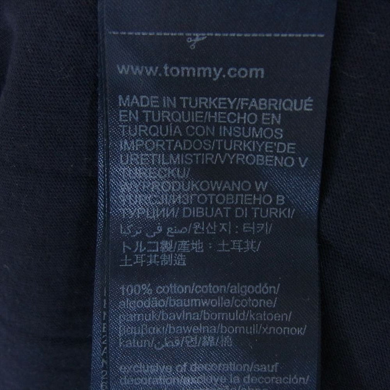 TOMMY HILFIGER トミーヒルフィガー THNY ロゴ 半袖 Tシャツ ネイビー系 M【中古】