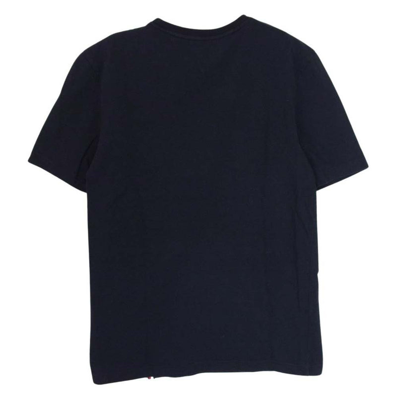 TOMMY HILFIGER トミーヒルフィガー ロゴ 星条旗 半袖 Tシャツ ネイビー系 M【中古】