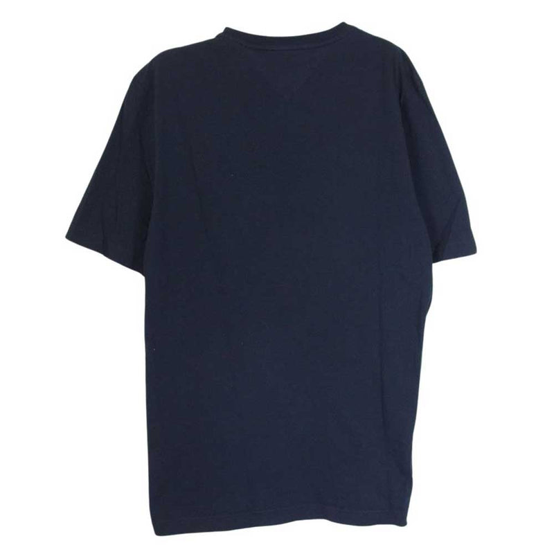 TOMMY HILFIGER トミーヒルフィガー プリント 半袖 Tシャツ ネイビー系 M【中古】