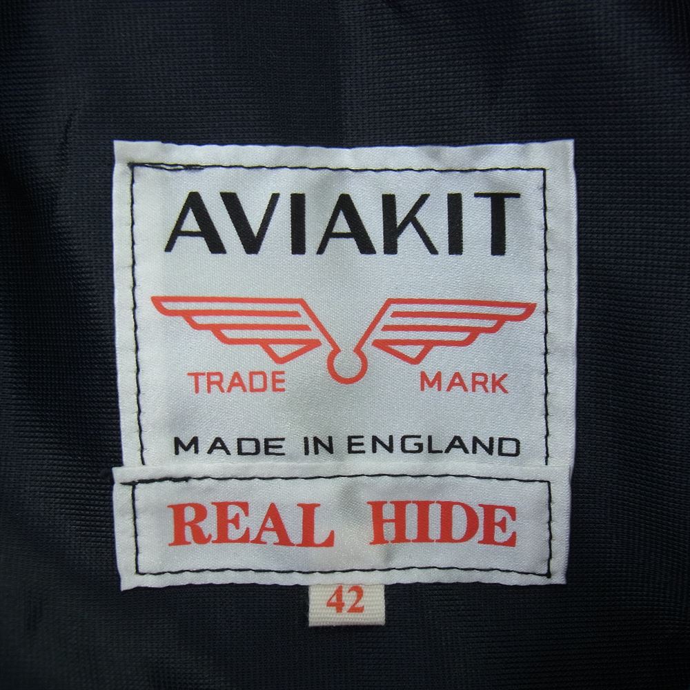 Lewis Leathers ルイスレザー 441TH TIGHT FIT CYCLONE ホースハイド タイトフィット サイクロン ヴィンテージターコイズ ダブル ライダース ジャケット ブルー系 42【中古】