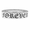 CHROME HEARTS クロムハーツ（原本無） 6mm SPACER FOREVER 6mm スペーサー フォーエバー リング シルバー系 19号【中古】