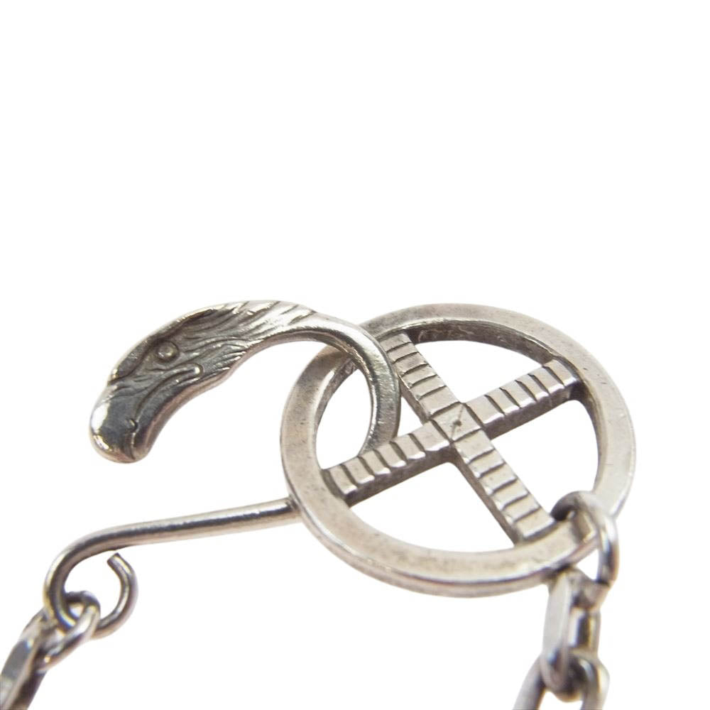 KEN KIKUCHI ケンキクチ 上銀銀縄TQ イーグルフック ホイール ネックレス シルバー系【中古】