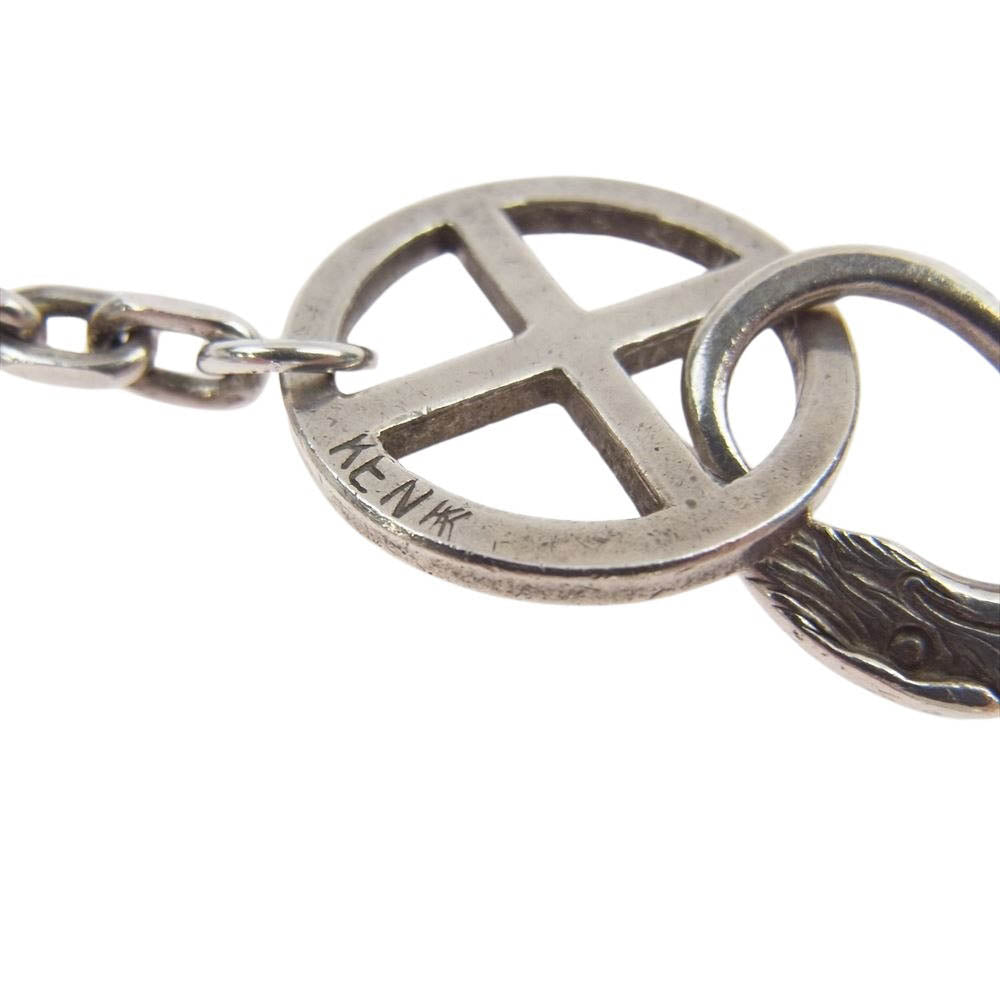 KEN KIKUCHI ケンキクチ 上銀銀縄TQ イーグルフック ホイール ネックレス シルバー系【中古】