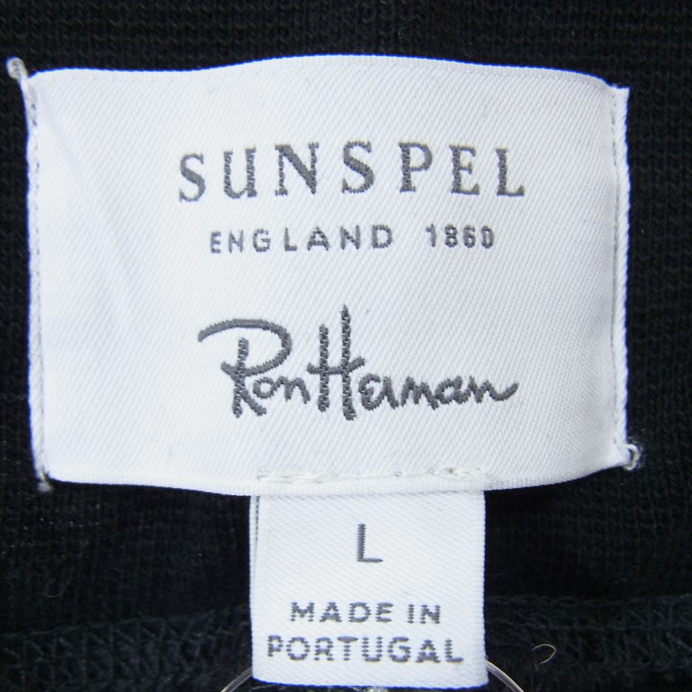 Ron Herman ロンハーマン × SUNSPEL サンスペル FleeceBack Sweat Pants フリースバック スウェット パンツ ブラック系 L【中古】