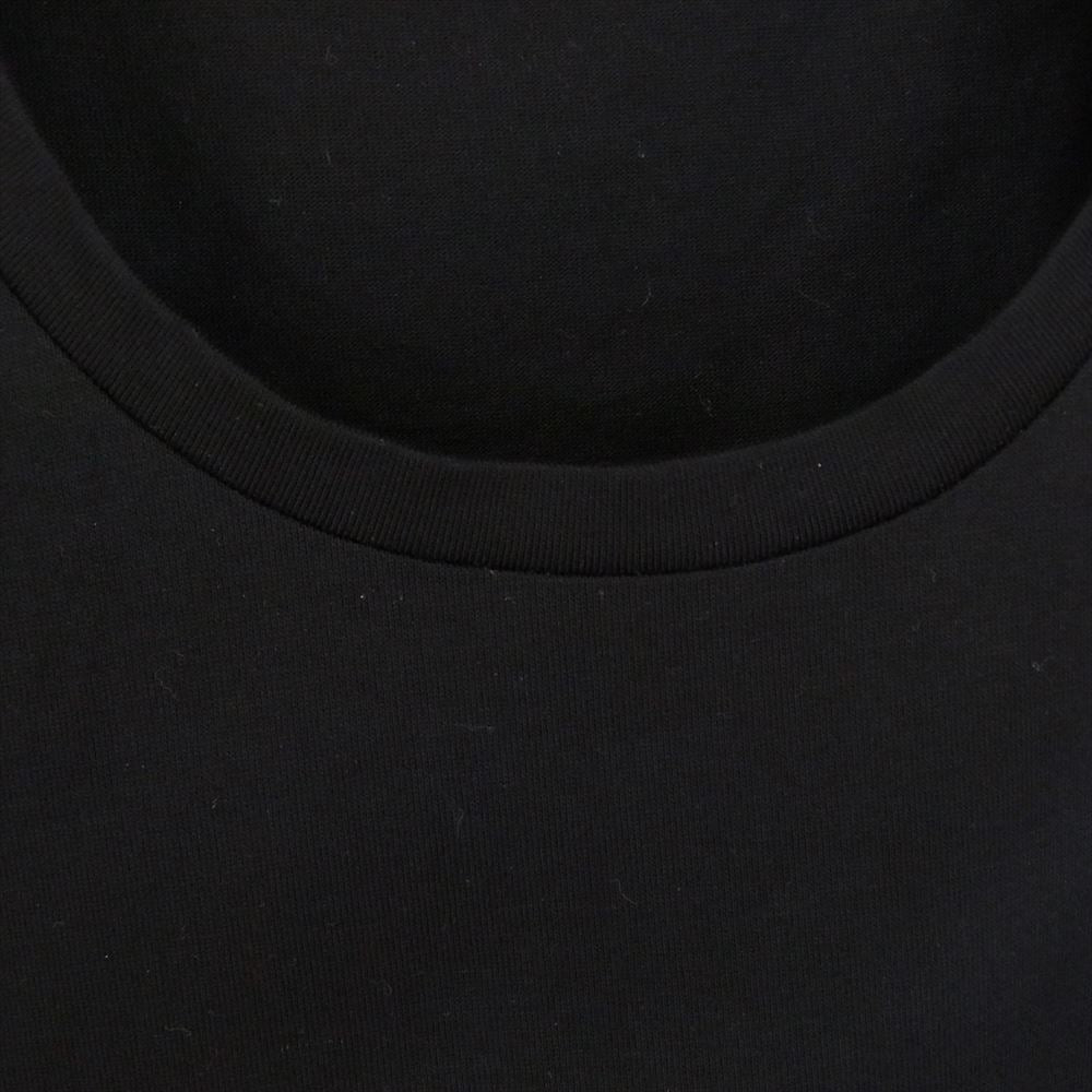 MONCLER モンクレール T-SHIRT MANICA CORTA マニカ コルタ 袖 ロゴ 半袖 Tシャツ ブラック系 S【美品】【中古】