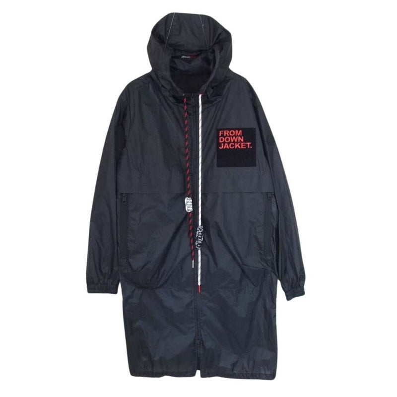 MONCLER モンクレール DELAPORTE GIUBBOTTO ドラポルト ナイロン コート ブラック系 0 【美品】【中古】