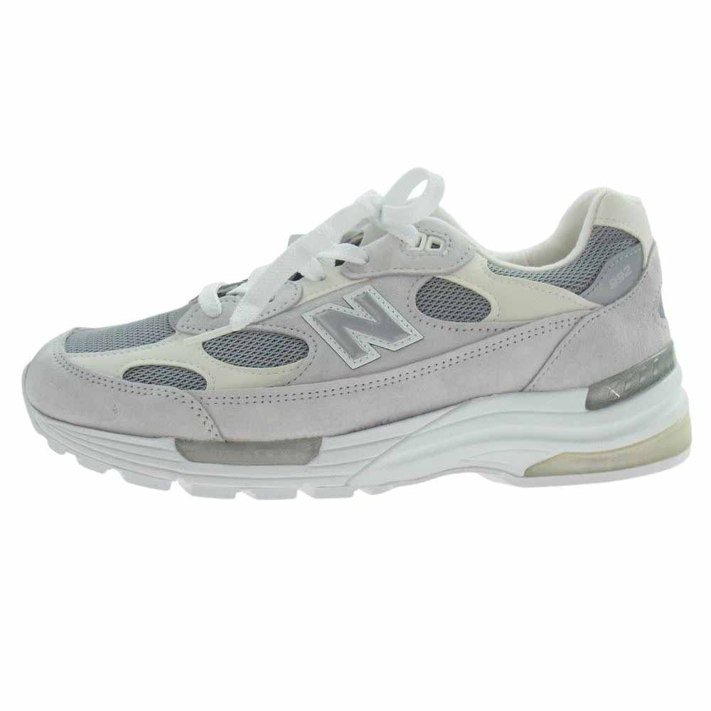 NEW BALANCE ニューバランス M992NC USA製 992 スエード メッシュ スニーカー グレー系 27.5cm【極上美品】【中古】