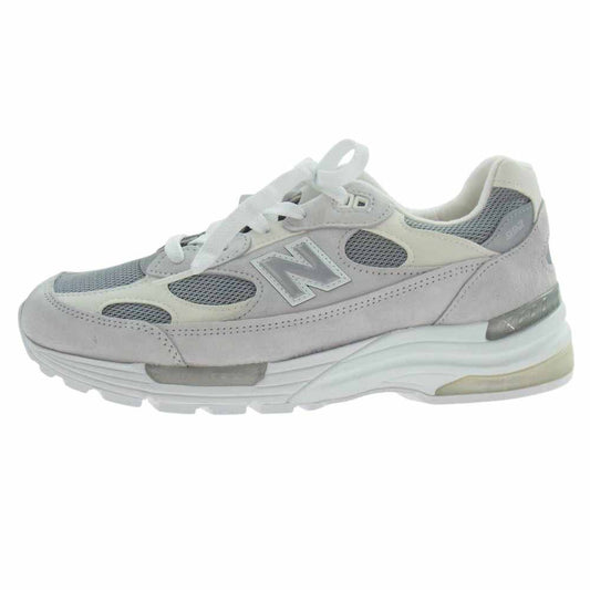 NEW BALANCE ニューバランス M992NC USA製 992 スエード メッシュ スニーカー グレー系 27.5cm【極上美品】【中古】