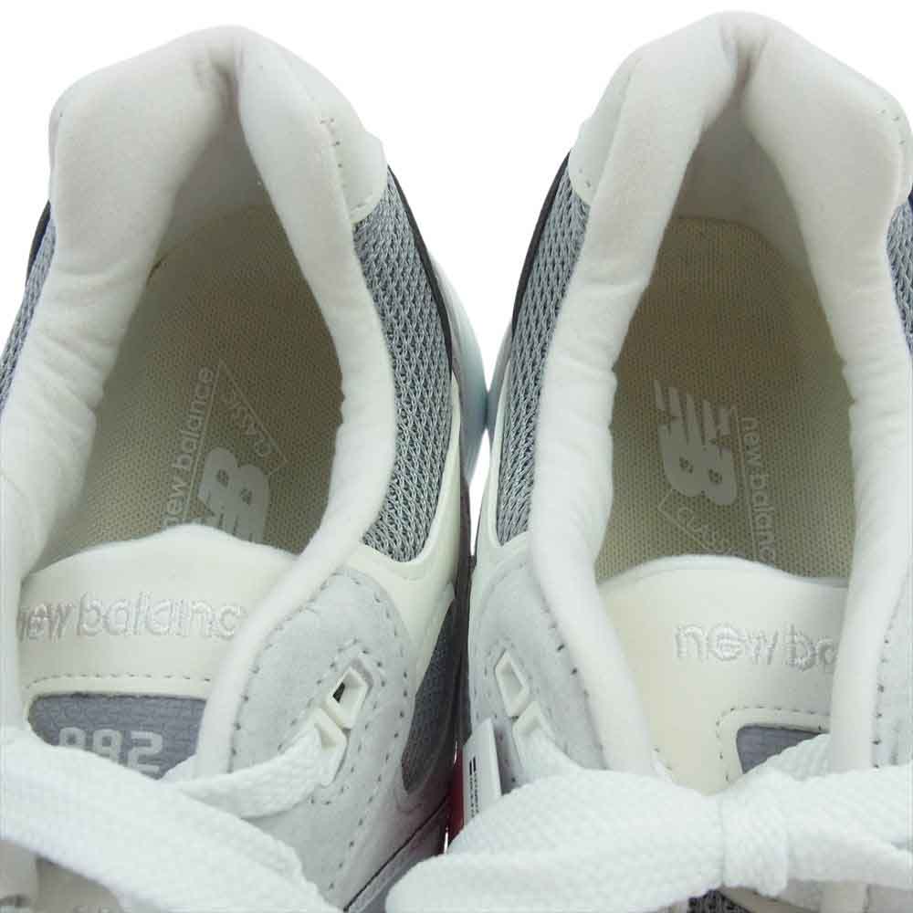 NEW BALANCE ニューバランス M992NC USA製 992 スエード メッシュ スニーカー グレー系 27.5cm【極上美品】【中古】