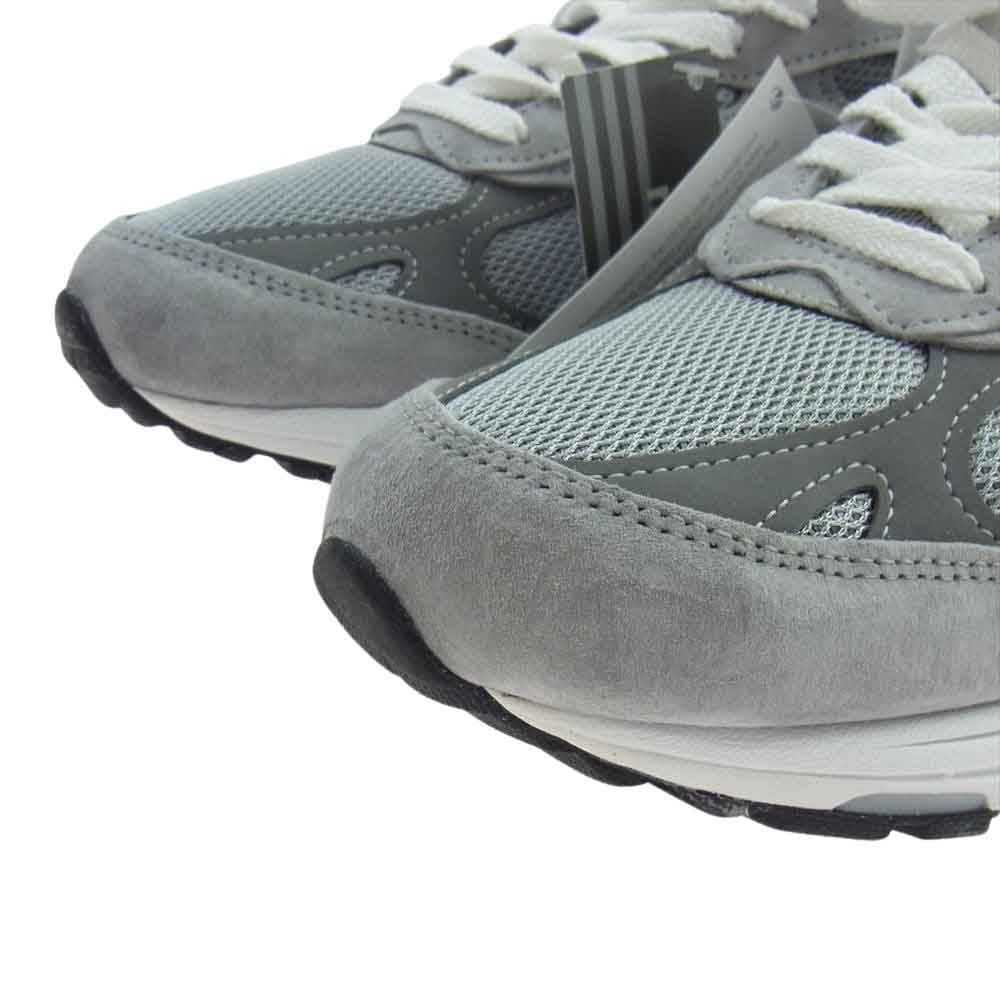 NEW BALANCE ニューバランス MR993GL  フェイクバスターズ鑑定済 USA製 993 メッシュ ランニング スニーカー グレー系 28cm【極上美品】【中古】