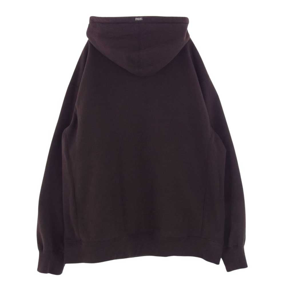 Supreme シュプリーム 21AW Box Logo Hooded Sweatshirt ボックス ロゴ フード パーカー スウェット ブラウン系 XL【中古】