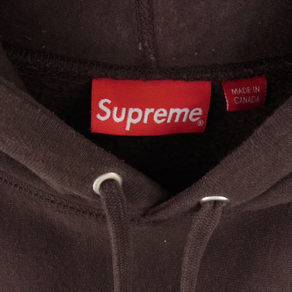 Supreme シュプリーム 21AW Box Logo Hooded Sweatshirt ボックス ロゴ フード パーカー スウェット ブラウン系 XL【中古】