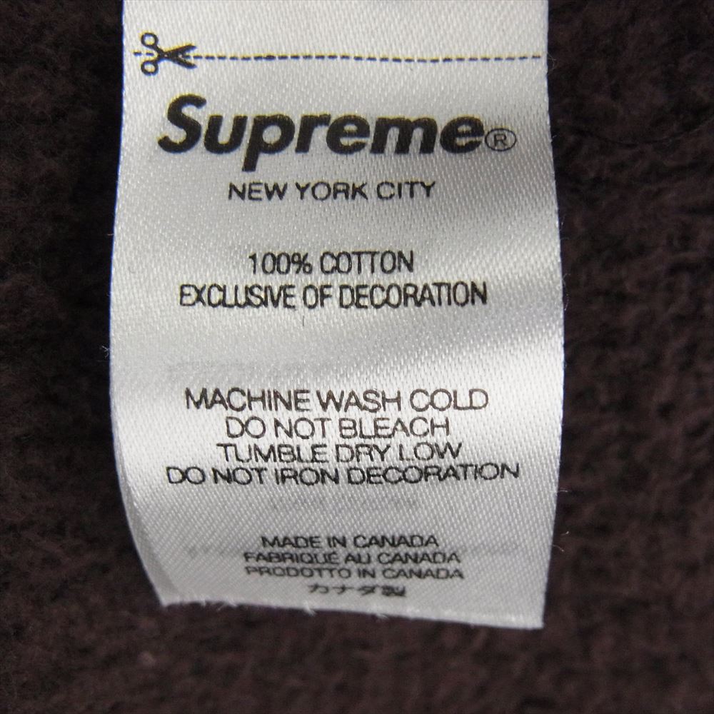 Supreme シュプリーム 21AW Box Logo Hooded Sweatshirt ボックス ロゴ フード パーカー スウェット ブラウン系 XL【中古】
