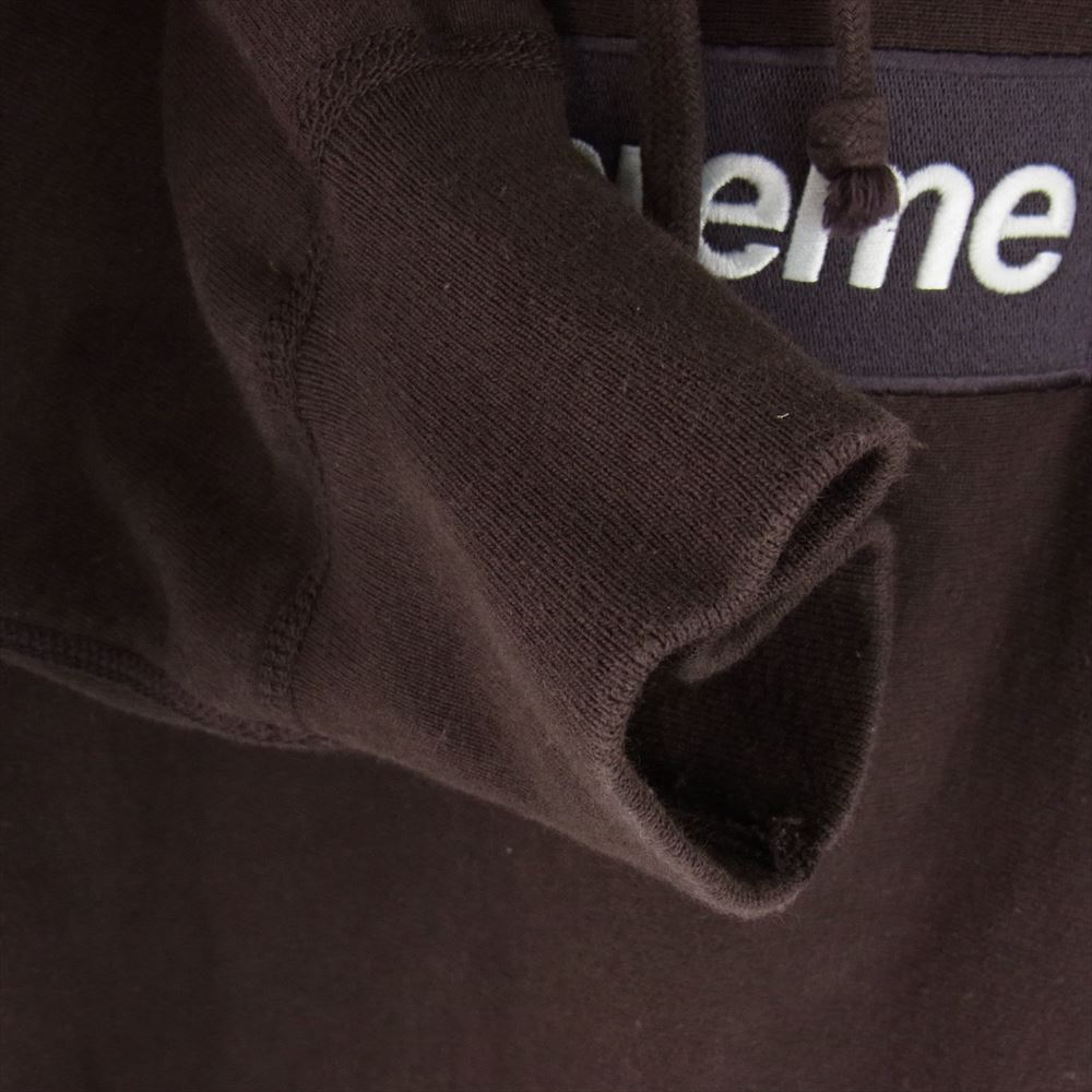 Supreme シュプリーム 21AW Box Logo Hooded Sweatshirt ボックス ロゴ フード パーカー スウェット ブラウン系 XL【中古】