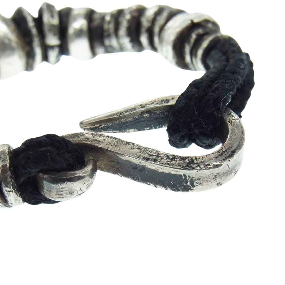 ISAMUKATAYAMA BACKLASH イサムカタヤマバックラッシュ JUNUEZONO ジュンウエゾノ J-474-26 SILVER1000 Beads Brace 純銀 ビーズ ブレスレット シルバー系【中古】