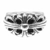 CHROME HEARTS クロムハーツ（原本無） FLRL CRS フローラルクロス シルバー リング シルバー系 20号【中古】