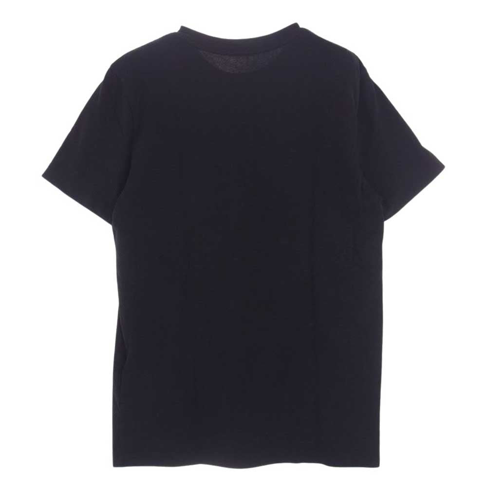 MONCLER モンクレール I20918C00047 8390T フロッキー ロゴ プリント 刺繍 ワッペン クルーネック 半袖 Tシャツ TEE ブラック系 S【中古】