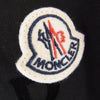MONCLER モンクレール I20918C00047 8390T フロッキー ロゴ プリント 刺繍 ワッペン クルーネック 半袖 Tシャツ TEE ブラック系 S【中古】