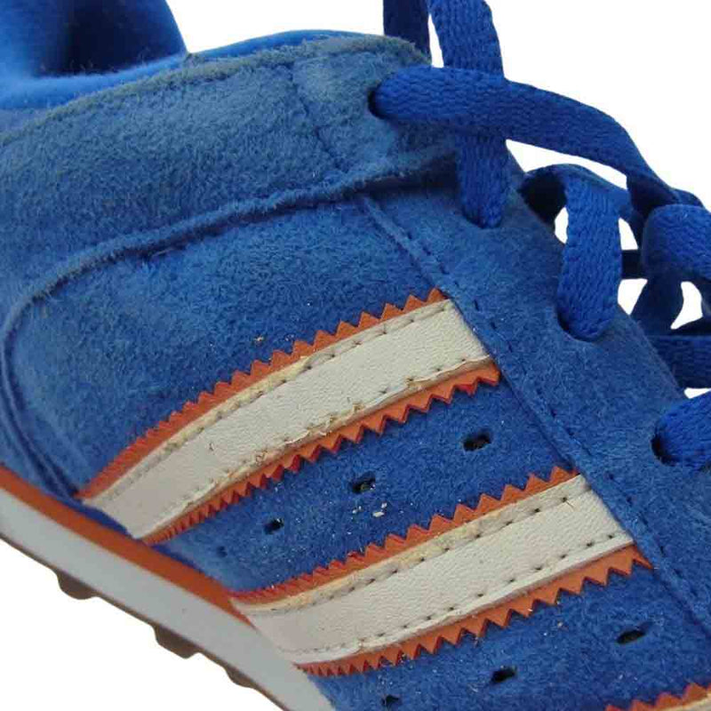 adidas アディダス 117200 ブルー ローカット スニーカー  ブルー系 24.5cm【中古】