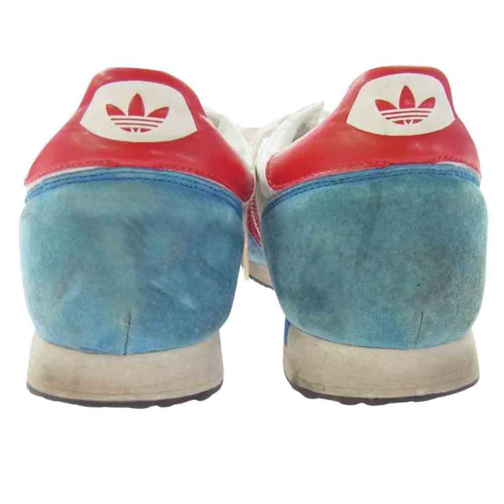 adidas アディダス 807336 GRETE WAITZ グレテ ワイツ ローカット スニーカー  ホワイト系 ライトブルー系 レッド系 26㎝【中古】