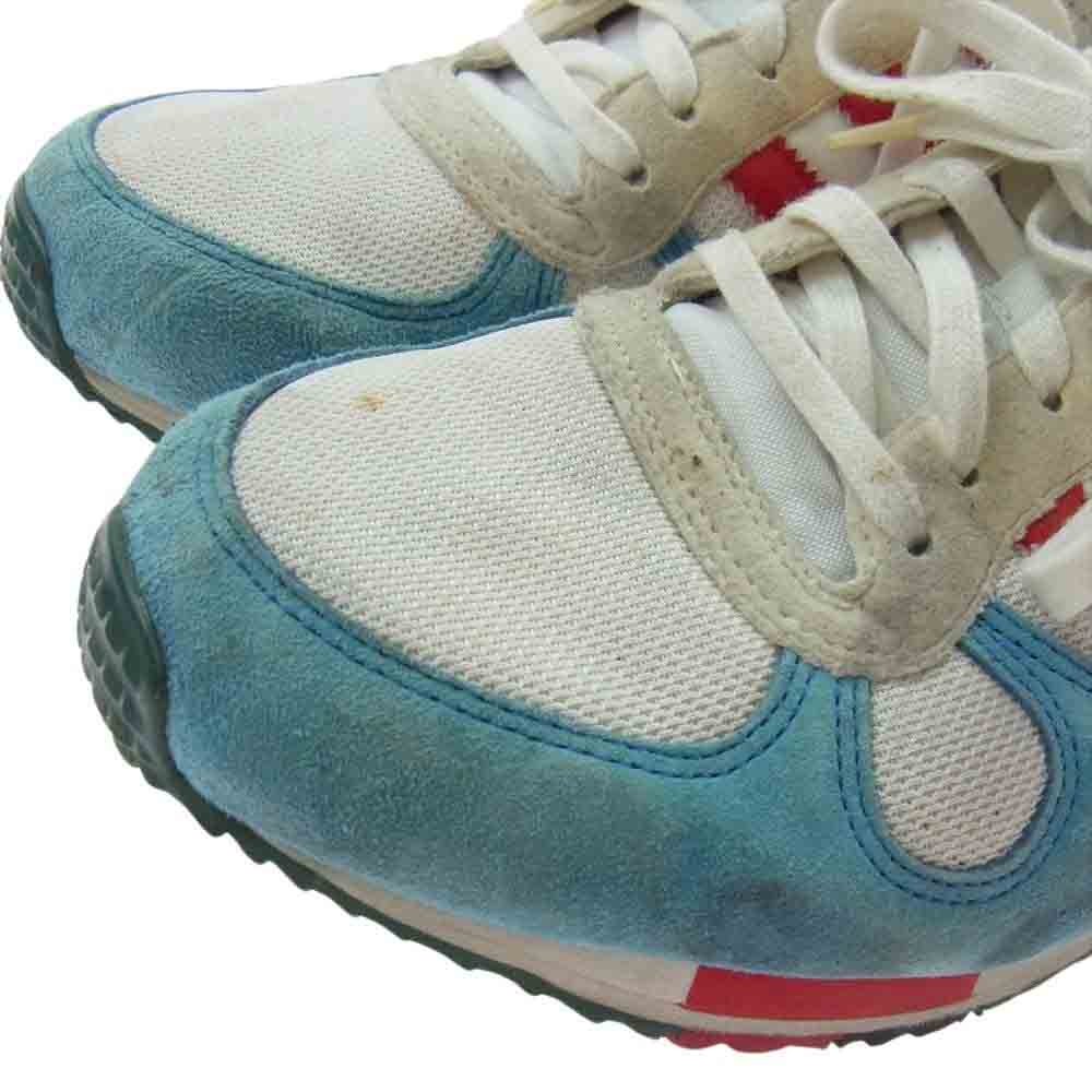 adidas アディダス 807336 GRETE WAITZ グレテ ワイツ ローカット スニーカー  ホワイト系 ライトブルー系 レッド系 26㎝【中古】