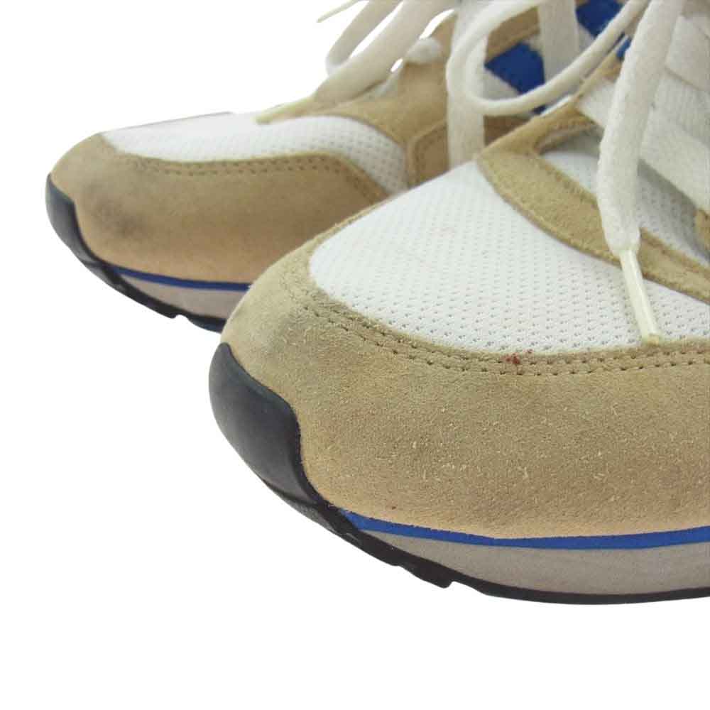 adidas アディダス 653960 ZX500 ローカット スニーカー ホワイト系 ブルー系 ベージュ系 25cm【中古】