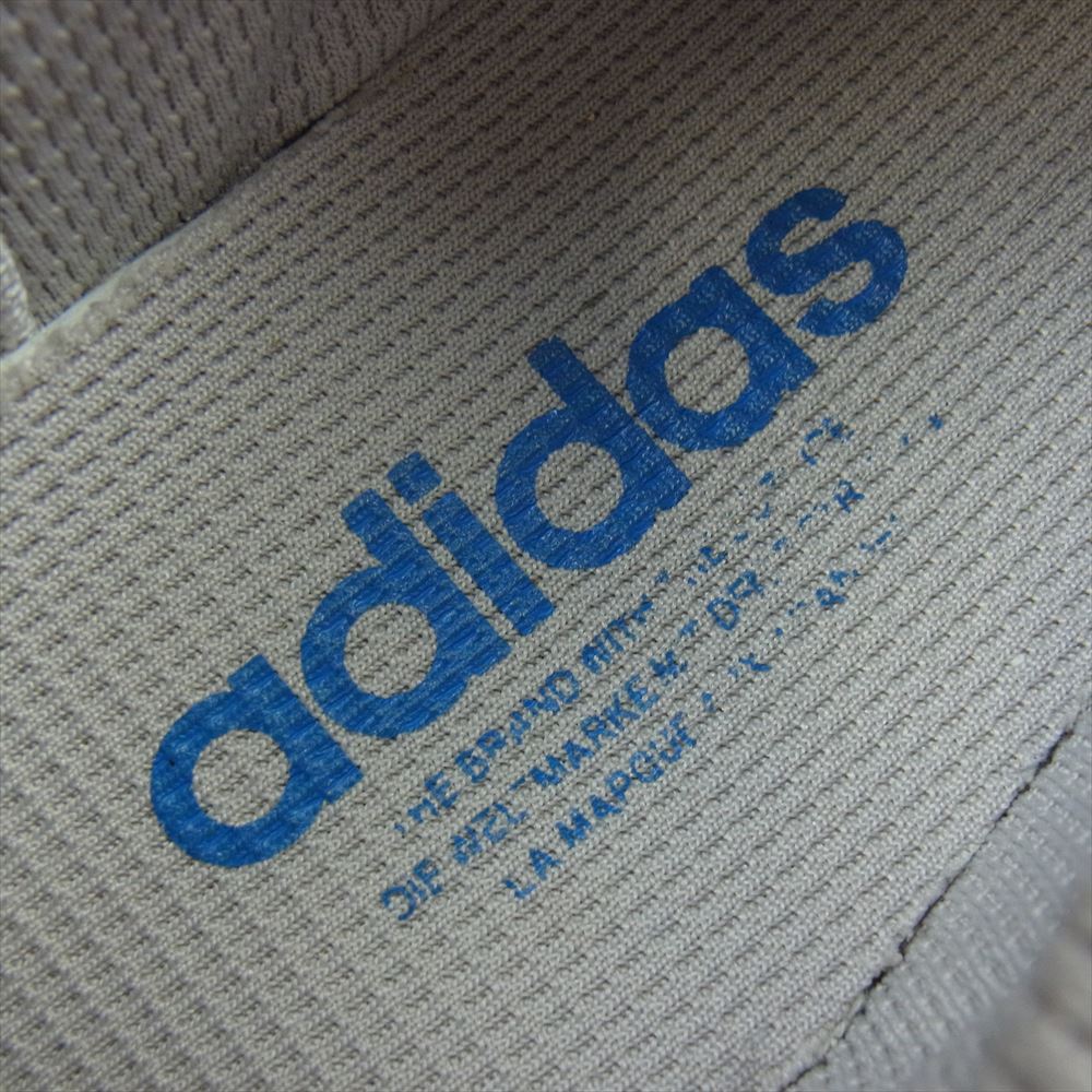 adidas アディダス 653960 ZX500 ローカット スニーカー ホワイト系 ブルー系 ベージュ系 25cm【中古】