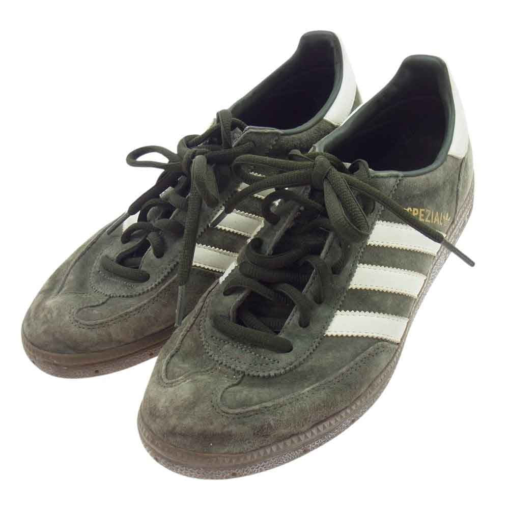 adidas アディダス 660273 SPEZIAL スペツィアル ローカット スニーカーブラック モスグリーン系 26㎝【中古】
