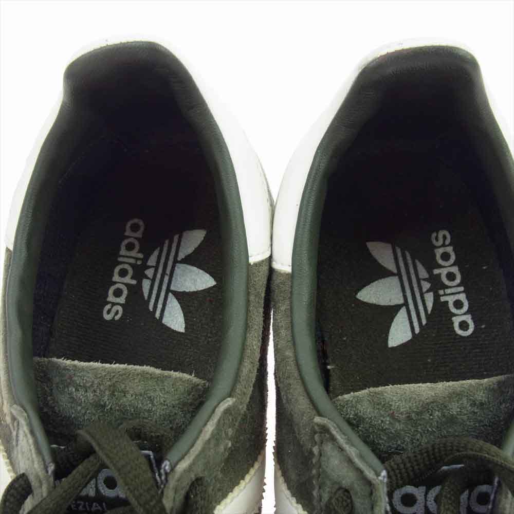 adidas アディダス 660273 SPEZIAL スペツィアル ローカット スニーカーブラック モスグリーン系 26㎝【中古】