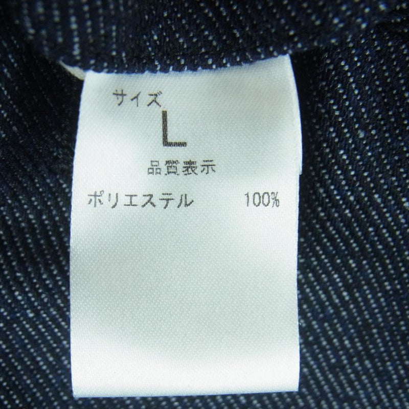 ニート C/L Oxford Beltless Pants オックスフォード ベルトレス パンツ 日本製 インディゴブルー系 L【中古】