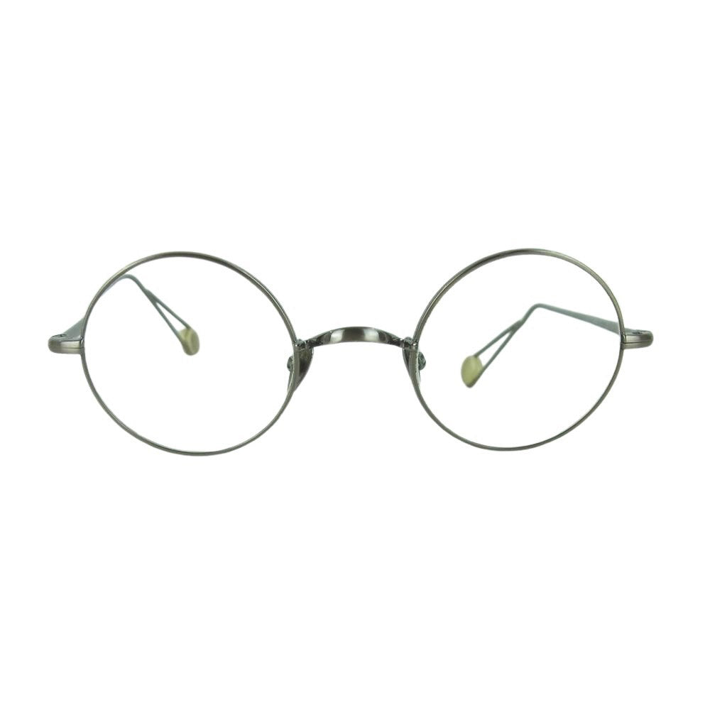 アーレム Coluche 度入り 丸眼鏡 メガネ アイウェア シルバー系【中古】