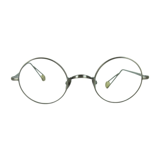 アーレム Coluche 度入り 丸眼鏡 メガネ アイウェア シルバー系【中古】