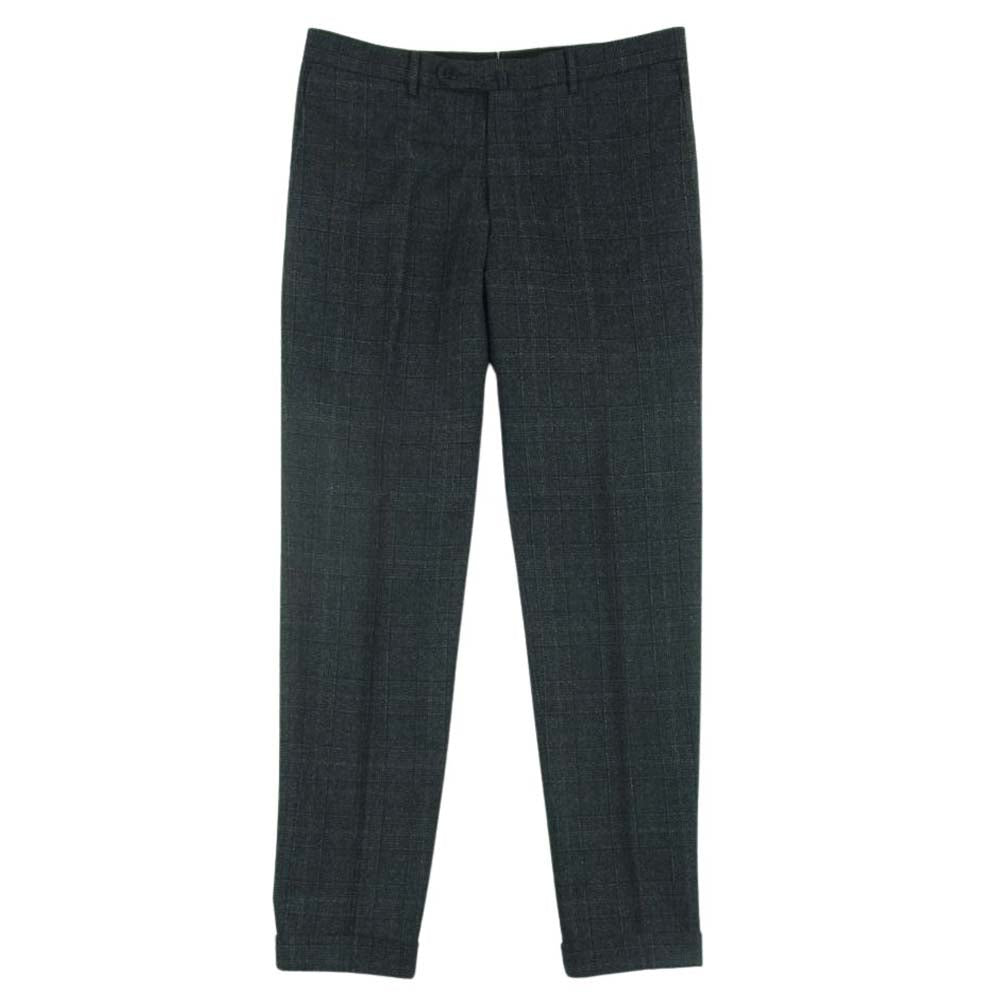 リングジャケット RT027F15B ウール チェック ジャケット パンツ セットアップ グレー系 48【中古】