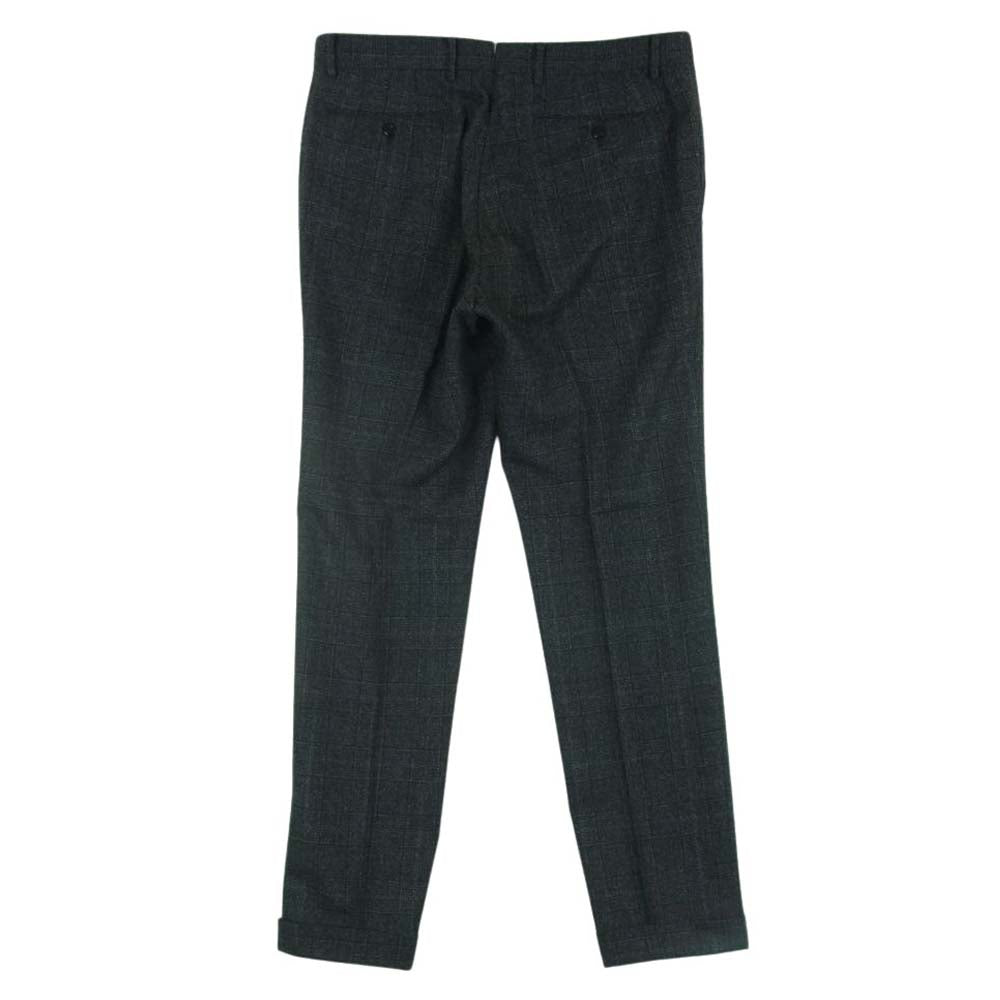 リングジャケット RT027F15B ウール チェック ジャケット パンツ セットアップ グレー系 48【中古】