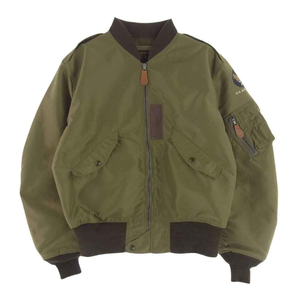 Buzz Rickson's バズリクソンズ BR11130 L-2 AMERICAN PAD & TEXTILE社 実名復刻 フライト ジャケット カーキ系 40【中古】