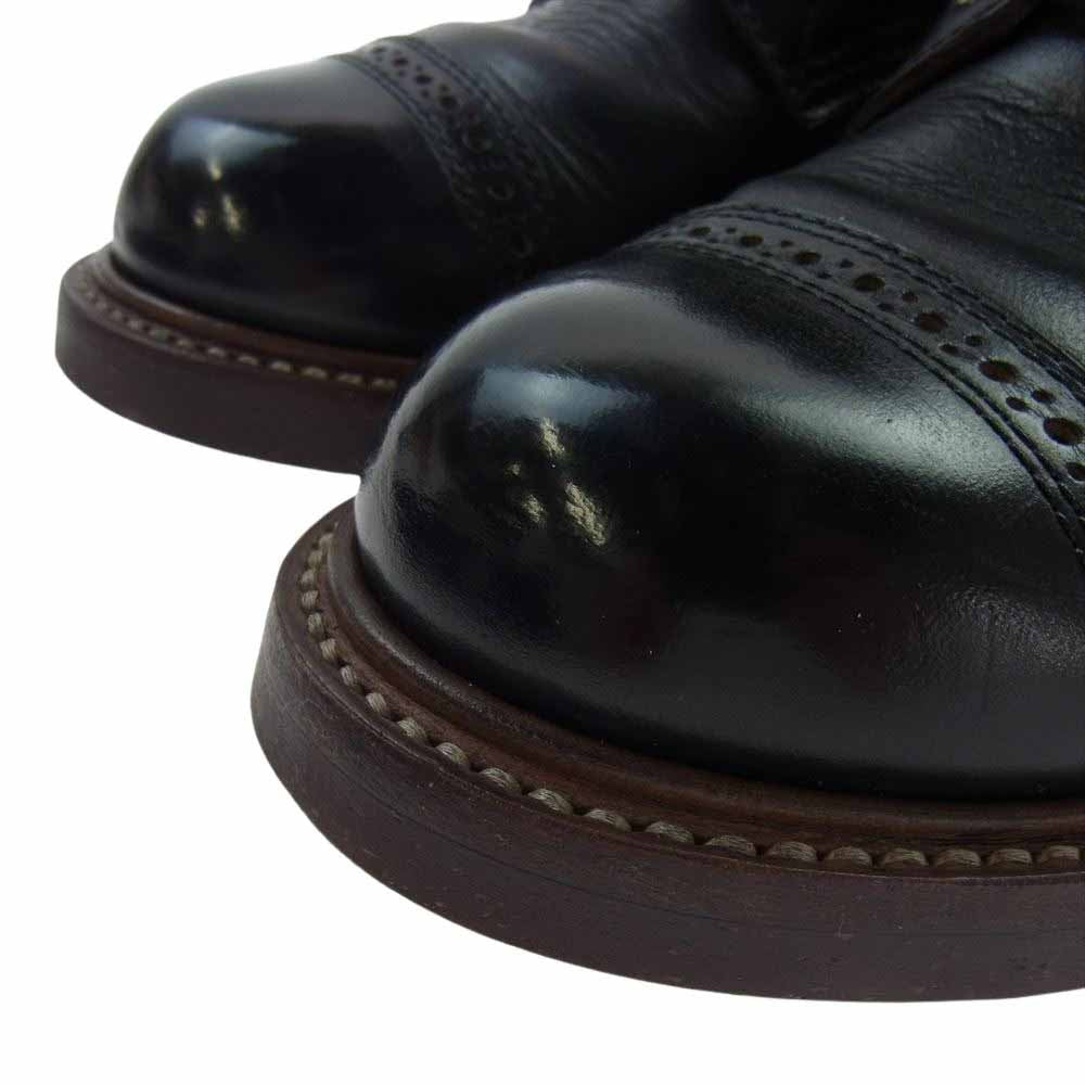 ジョン ロフグレン LK-014 茶芯 COMBAT BOOTS HORWEEN LEATHER CXL コンバット ワーク ブーツ ブラック系 8E【中古】